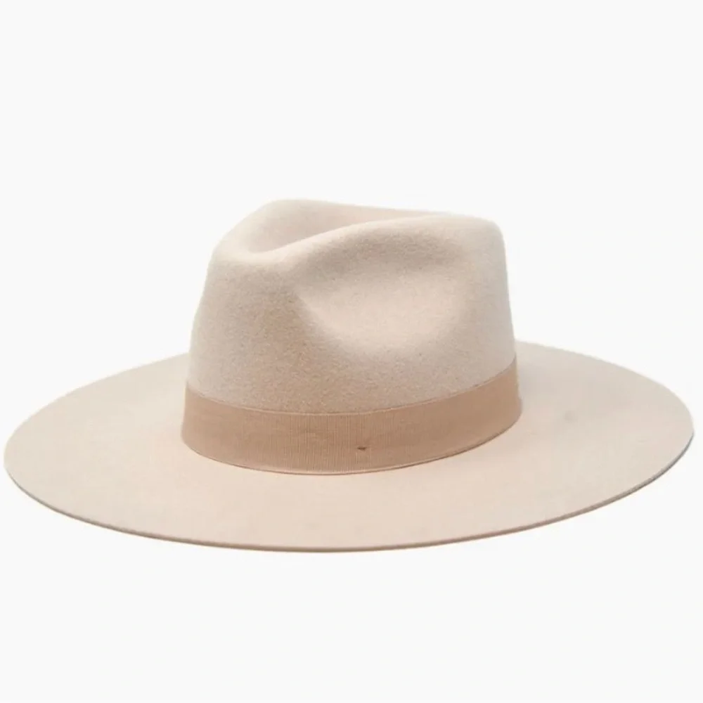 Wyeth Wool Tan Fedora Oatmeal Hat - Picture 3 of 8